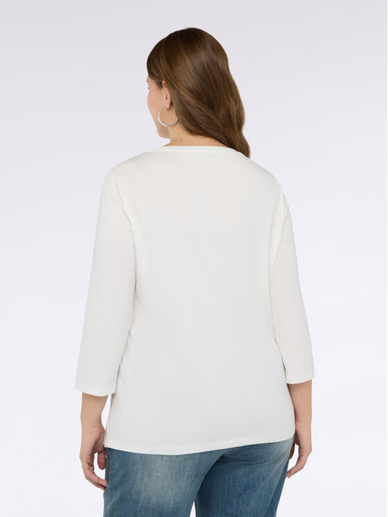 Fiorella Rubino Fiorella Rubino T-shirt G095L008772N011 Bianco A-Line Fit