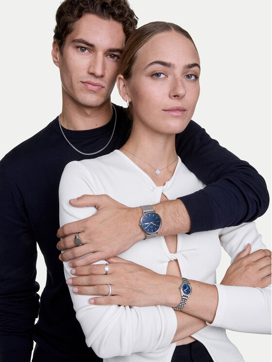 Daniel Wellington Daniel Wellington Ročna ura Ophelia Mini 22 DW00100807 Srebrna