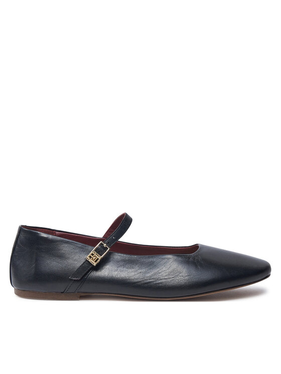 Balerini Tommy Hilfiger Maryjane FW0FW08294 Negru