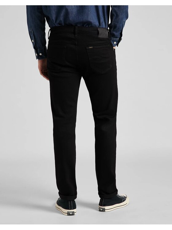 Lee Lee Jeansy RIDER Czarny Slim Fit