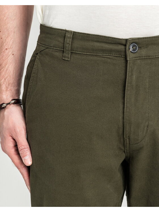 Marcus Marcus Pantaloni chino Gerry Chino 5052 Verde Regular Fit