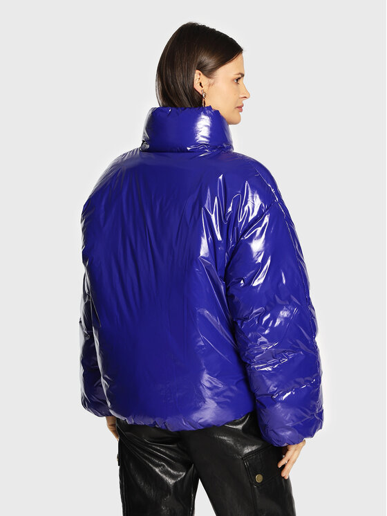 PINKO PINKO Зимова куртка Ianna 1G17XH A00N Голубий Relaxed Fit