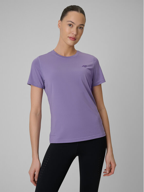 4F 4F Koszulka techniczna MULTI ACTIVE Fioletowy Regular Fit