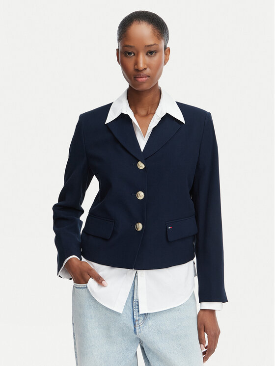 Tommy Jeans Tommy Jeans Suknjič DW0DW22910 Mornarsko modra Regular Fit
