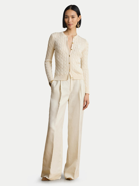 LAUREN RALPH LAUREN LAUREN RALPH LAUREN Kardigan 200P14040001 Krem Regular Fit