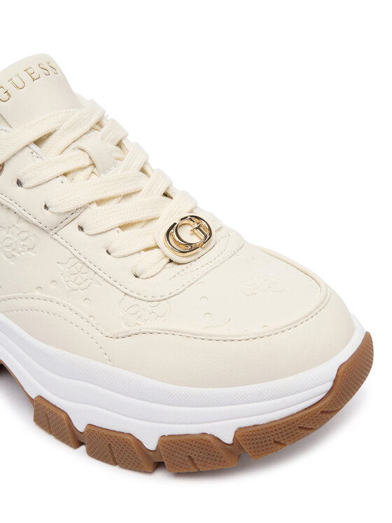 Guess Guess Sneakersy FLFBRT PEL12 Écru