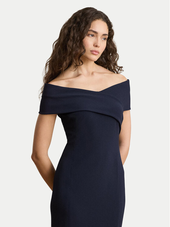 LAUREN RALPH LAUREN LAUREN RALPH LAUREN Φόρεμα βραδινό 253P13931002 Σκούρο μπλε Slim Fit