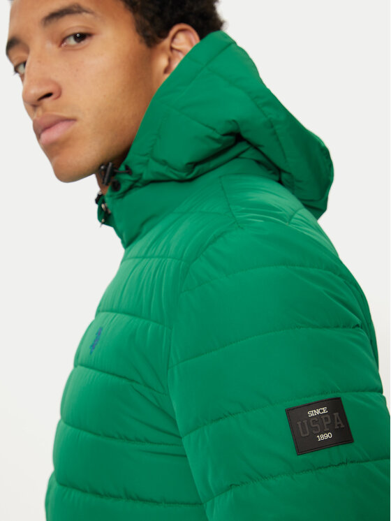 U.S. Polo Assn. U.S. Polo Assn. Μπουφάν χειμωνιάτικο MUP3600 Πράσινο Regular Fit