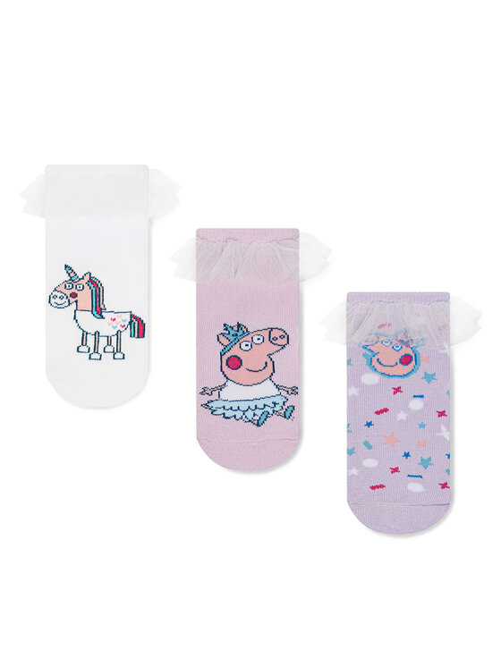 Peppa Pig Ponožky ACCCS-SS25-205PP(3-PACK) Biela
