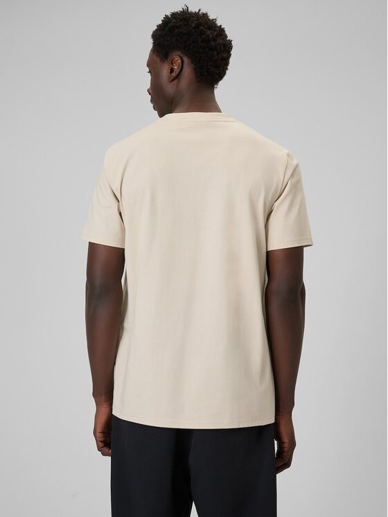 4F 4F T-shirt 4FRSS26TTSHM3637-83S Marrone Regular Fit