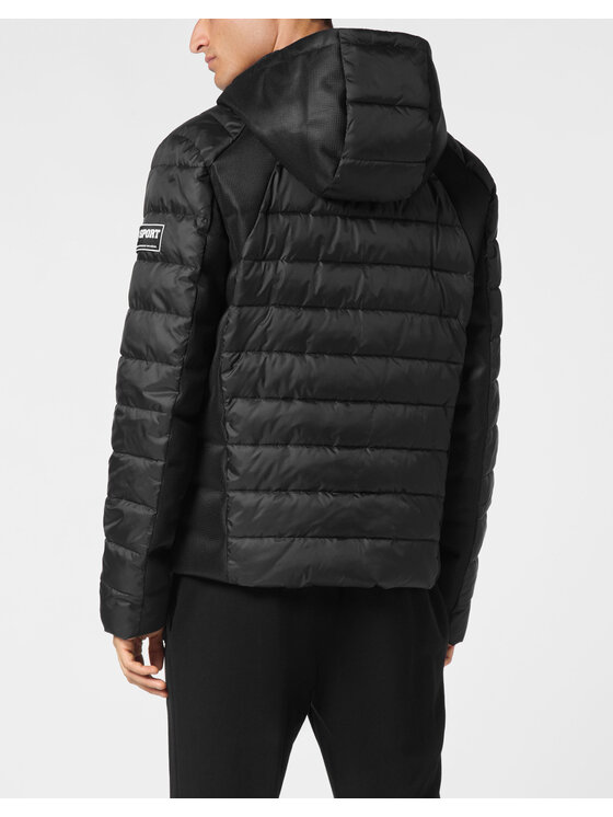 Plein Sport Plein Sport Kurtka puchowa 14179 Czarny Regular Fit