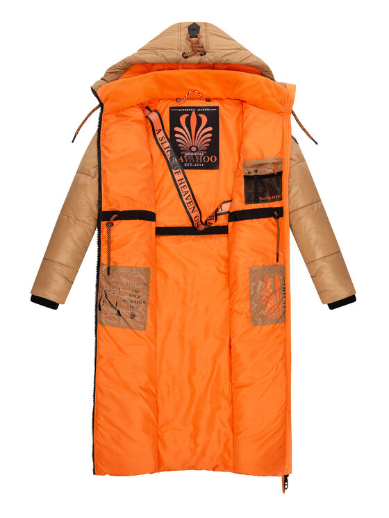 Navahoo Navahoo Kurtka zimowa Schmuseengel Brązowy Regular Fit