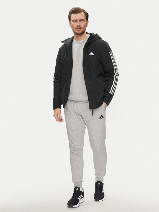 adidas adidas Демісезонна куртка 3-Stripes IP2537 Чорний Regular Fit