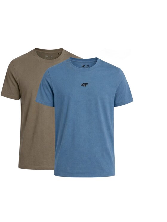 4F 4F T-Shirt Z-TTSHM3947-3-H Biały Regular Fit