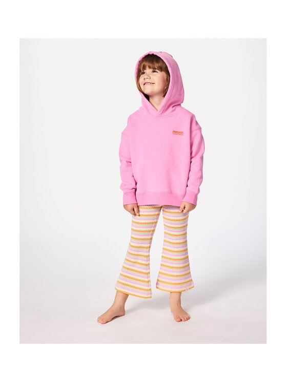 Rip Curl Rip Curl Bluza Surf Puff Heritage Hood-Girl Różowy Relaxed Fit