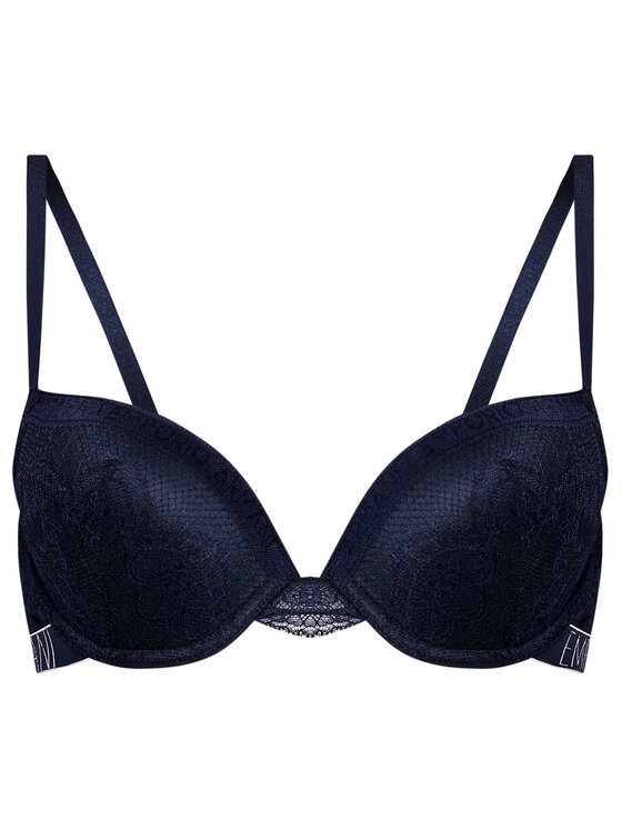 Emporio Armani Underwear Emporio Armani Underwear Podprsenka Push-up 164394 1P216 00135 Tmavomodrá