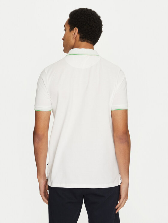 U.S. Polo Assn. U.S. Polo Assn. Polo MUP3508 Biały Regular Fit