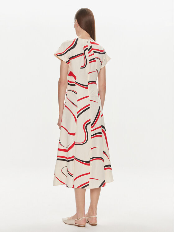 Tommy Hilfiger Tommy Hilfiger Kasdieninė suknelė WW0WW42031 Smėlio Relaxed Fit