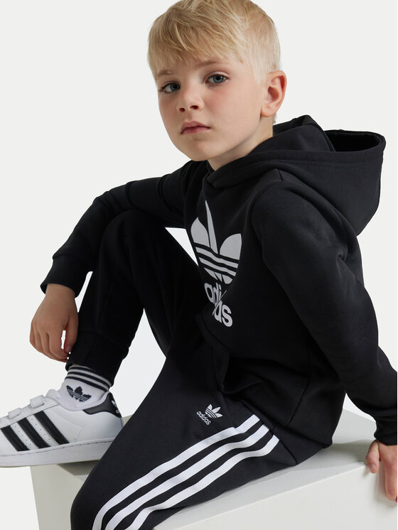 adidas adidas Jogginganzug adicolor IY4785 Schwarz Regular Fit