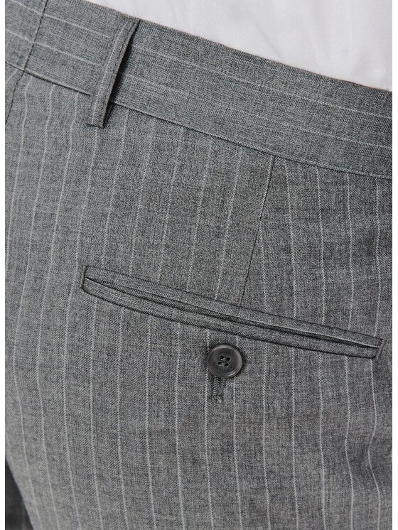 Pako Lorente Pako Lorente Spodnie garniturowe P24WF-6G-004 Szary Slim Fit
