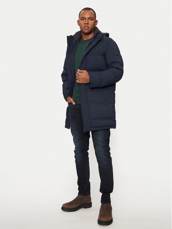 Hechter Paris Hechter Paris Pehelykabát 45017 142205 Sötétkék Regular Fit