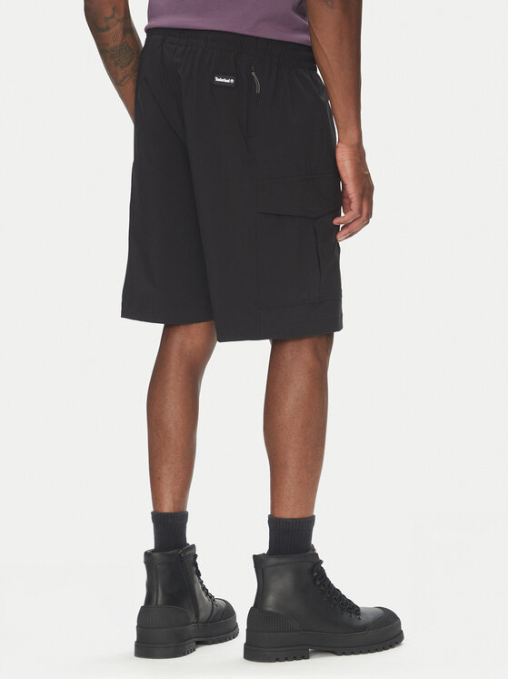 Timberland Timberland Szorty sportowe TB0A677F Czarny Regular Fit