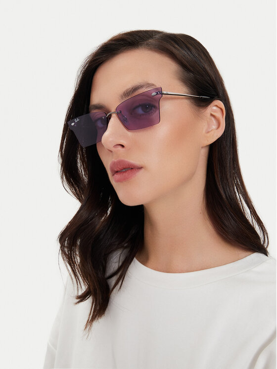 Ray-Ban Ray-Ban Okulary przeciwsłoneczne Xime 0RB3730 004/1A Srebrny