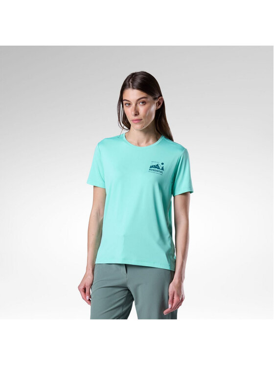 Rossignol Rossignol T-Shirt W Graphic Active Tee Zielony jasny Regular Fit