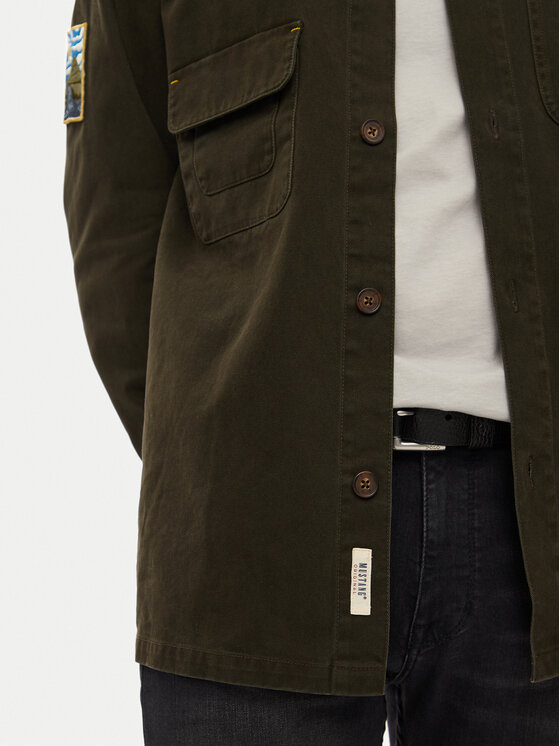 Mustang Mustang Camicia Dayton 1015623 Marrone Regular Fit