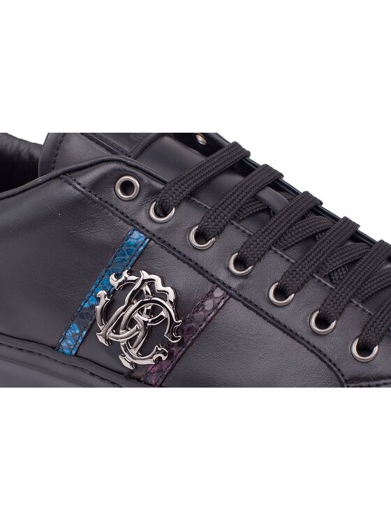 Roberto Cavalli Roberto Cavalli Sneakersy 5247 C Černá