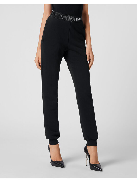 PHILIPP PLEIN PHILIPP PLEIN Spodnie dresowe 2029 Czarny Jogger Fit