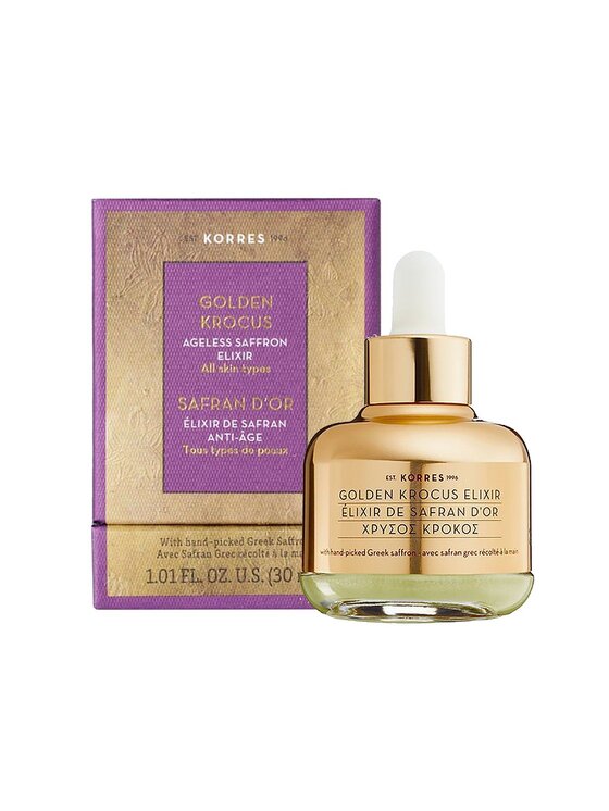 Serum Korres, Golden Krocus Ageless Saffron Elixir Eliksir Młodości Z Szafranem
