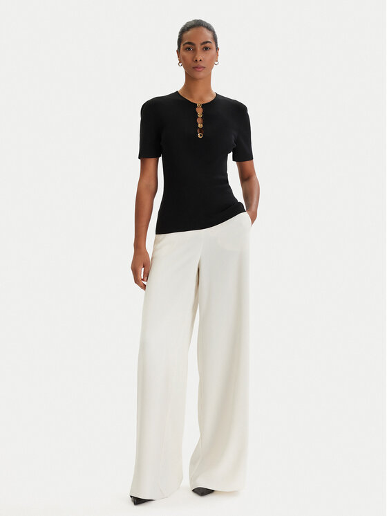 KARL LAGERFELD KARL LAGERFELD Blúz B1W18014 Fekete Slim Fit