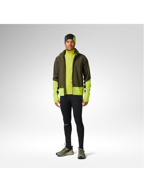 Rossignol Rossignol Bluza techniczna M Half Zip First Layer Zielony Slim Fit