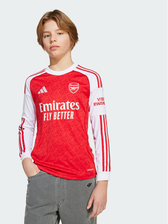 adidas adidas Koszulka techniczna Arsenal 25/26 Long Sleeve Home Jersey Czerwony Regular Fit