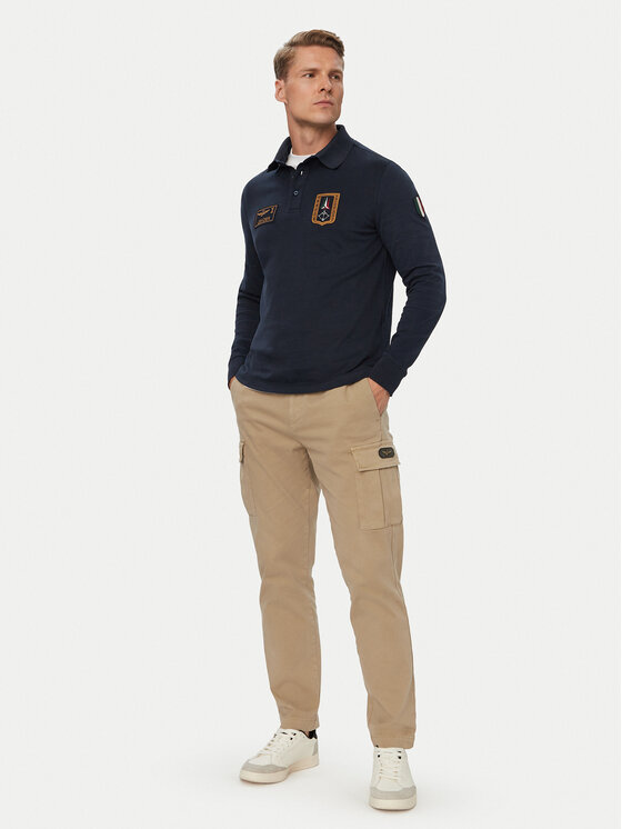 Aeronautica Militare Aeronautica Militare Polo särk 262PO1941UJ00703 Tumesinine Regular Fit
