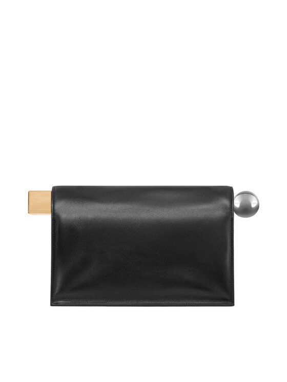 JACQUEMUS JACQUEMUS Torbica La Pochette Rond Carre 24E233BA356-3171 Crna