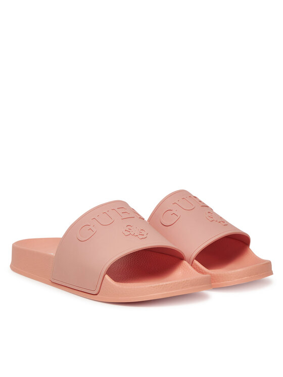 Guess Guess Klapki E5GZ07BB00F Pomarańczowy