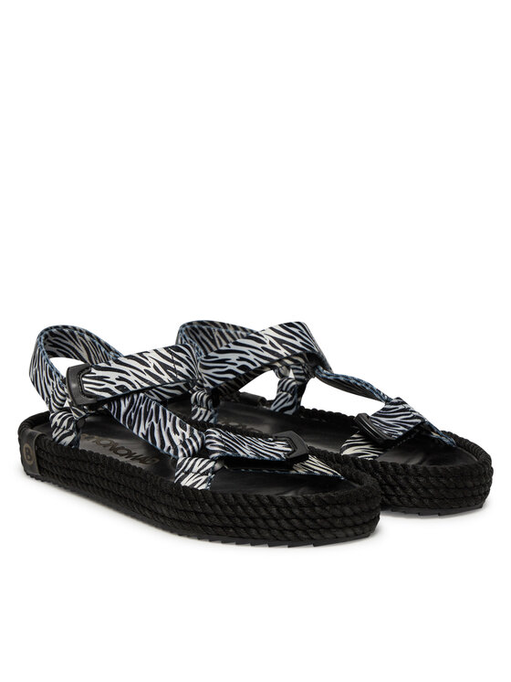 Bohonomad Bohonomad Sandały Miami Elastic MIA.20-ZEB Biały