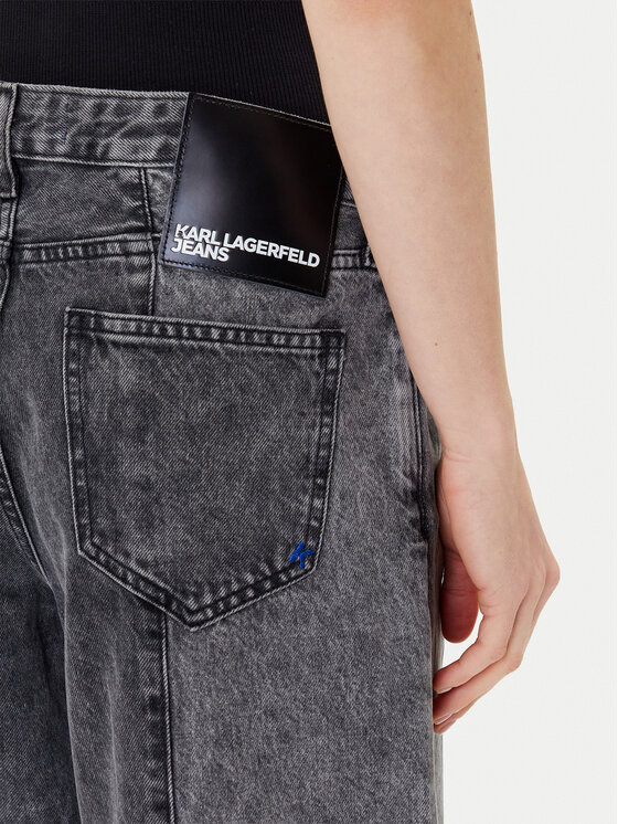 Karl Lagerfeld Jeans Karl Lagerfeld Jeans Jeansy A3W10070 Szary Relaxed Fit