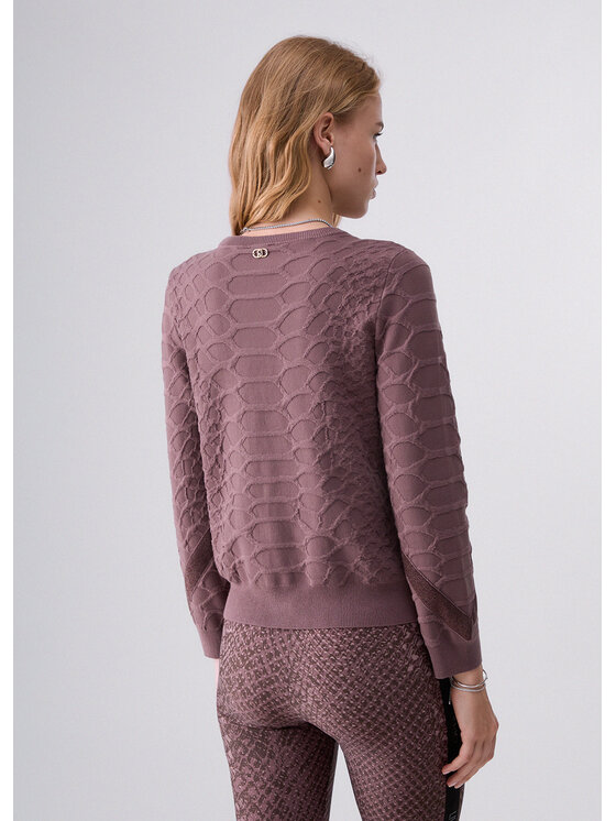 Liu Jo Liu Jo Felpa TF6183MS49I81409 Rosa Regular Fit