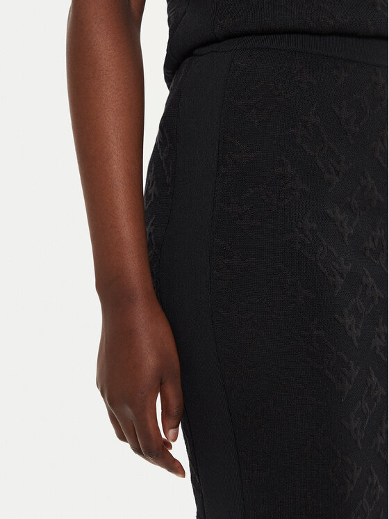 PINKO PINKO Pouzdrová sukně Gonna 103973 A21T Černá Slim Fit