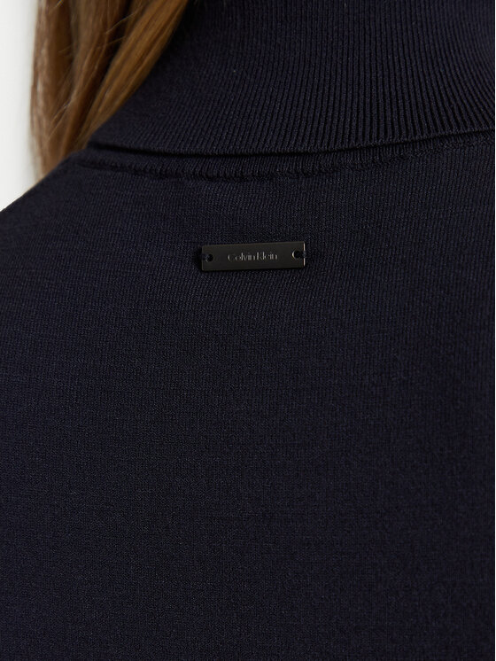 Calvin Klein Calvin Klein Rollkragenpullover K20K207433 Dunkelblau Regular Fit