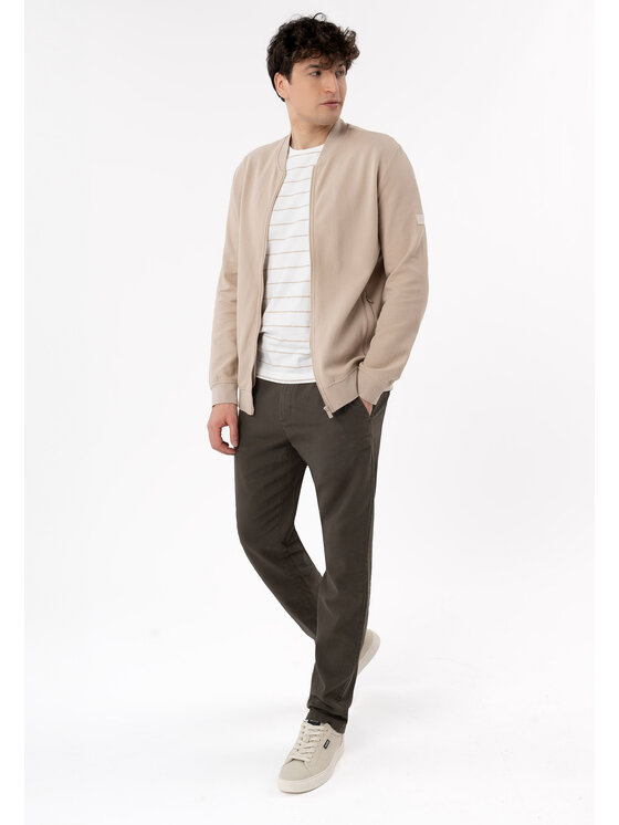 Volcano Volcano Bluza B-BONET Beżowy Regular Fit
