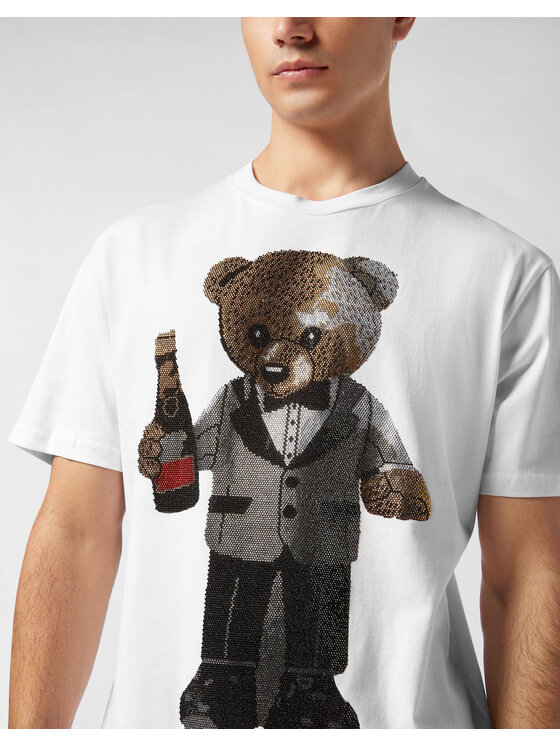 PHILIPP PLEIN PHILIPP PLEIN T-Shirt 27067 Biały Regular Fit