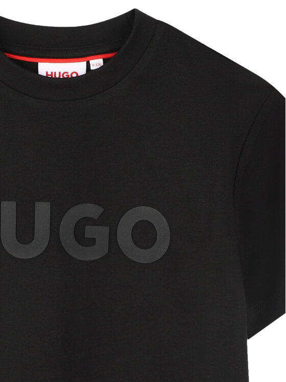 HUGO HUGO Футболка G00333 S Чорний Regular Fit