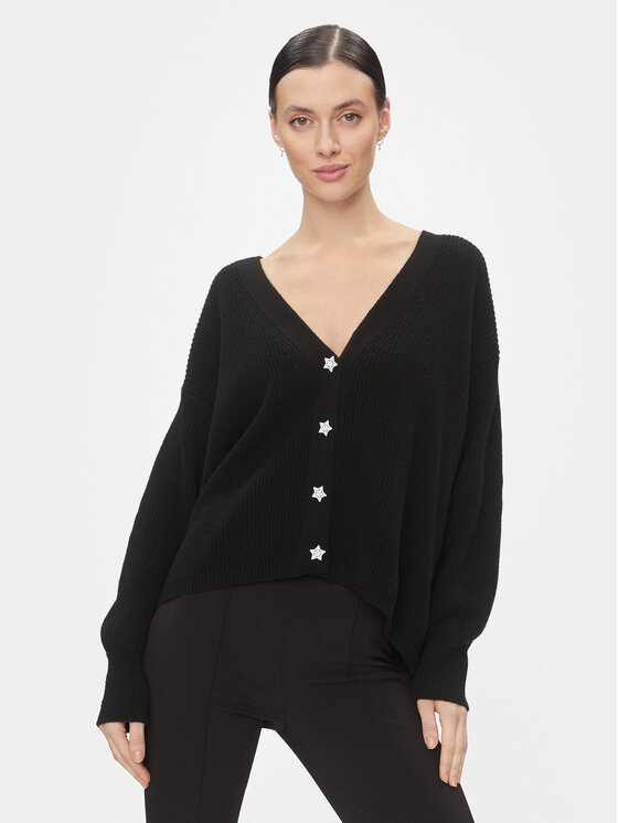 Kontatto Kontatto Cardigan 3M1216 Nero Relaxed Fit
