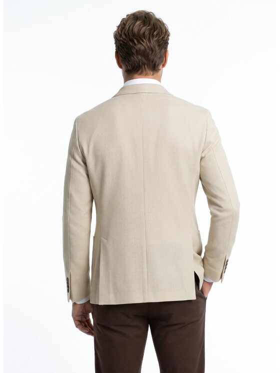 Pako Lorente Pako Lorente Marynarka P26WF-3X-009 Beżowy Slim Fit