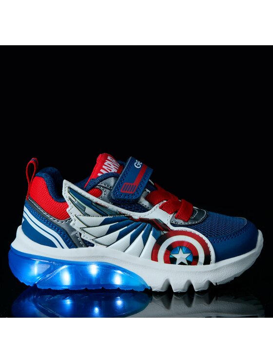 Geox Geox Sneakers J Ciberdron Boy J45LBB 01454 C0200 M Albastru