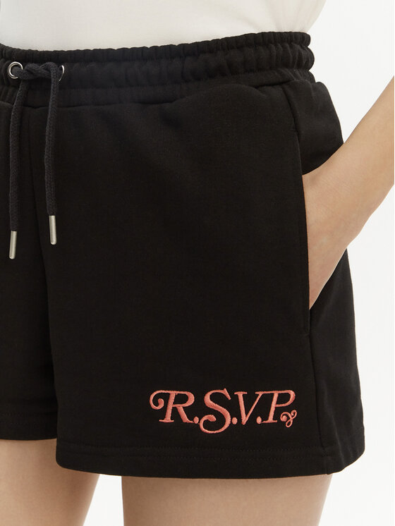 Fila Fila Pantaloni scurți sport Louches FAW1032 Negru Regular Fit